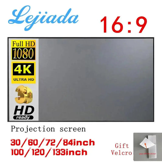 Ambient Light Rejecting Grey Projector Screen - My Store